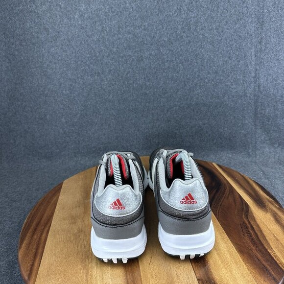 Adidas Mens 7.5 Tech Response 4.0 Spiked Golf Shoes Gray White Q47083 - Picture 8 of 12